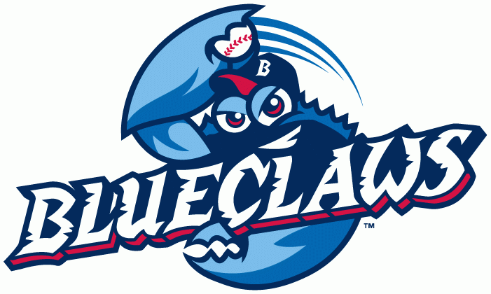 Jersey Shore BlueClaws 2010-Pres Primary Logo iron on heat transfer